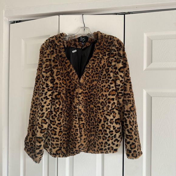 Leopard faux fur jacket - Picture 1 of 7